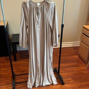 H&M Cream Maxi Dress